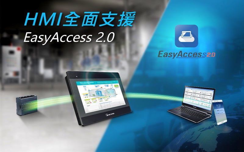 HMI 全面支援 EasyAccess 2.0