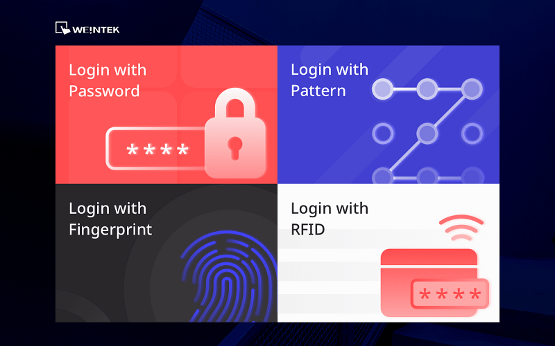 先進的安全登入功能
