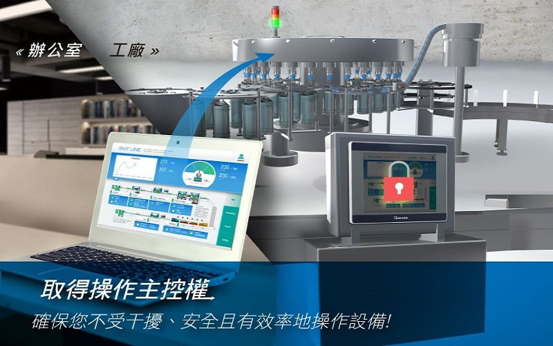 取得操作主控權，安全且有效率地操作設備