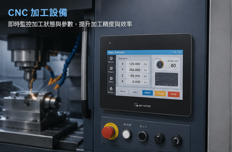 cMT2102X CNC 加工設備控制應用